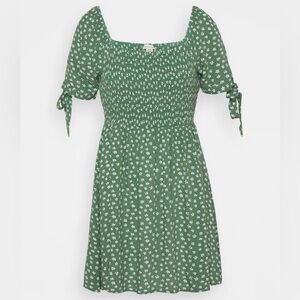 American Eagle Outfitters Green Floral Dress
